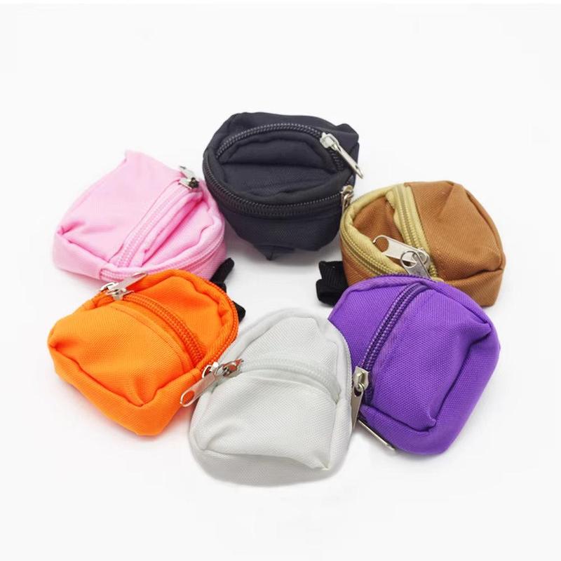【YIWU&BUBU】Mini Doll'S Clothes Outfit Accessories for Ropa bubu Idol 10Cm Cotton Doll 1/6 BJD Canva Backpack Glasses Hat Clothing Gift