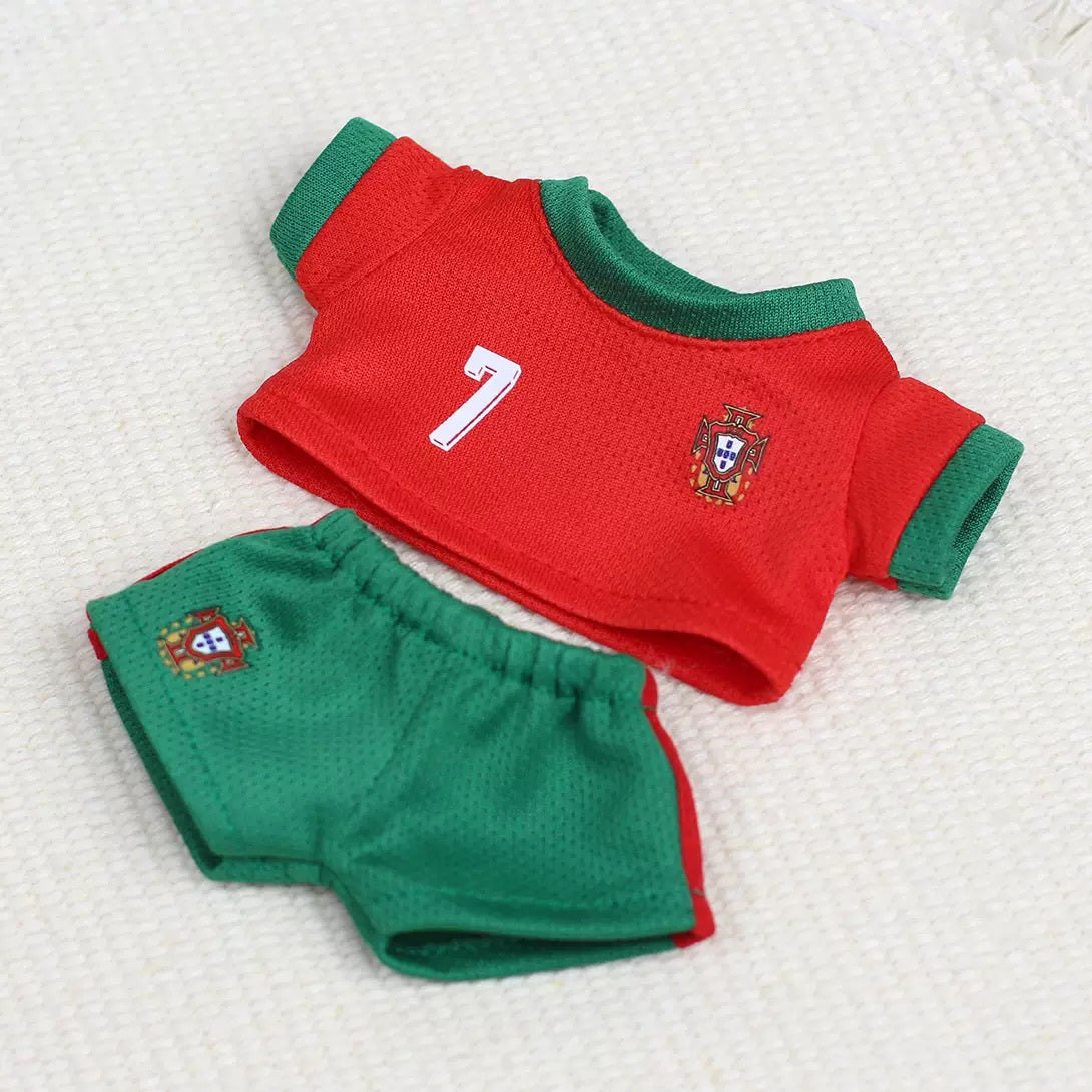 【YIWU&BUBU】bubu Baby Clothes Football Jersey Real Madrid Two-Piece Set Second Generation Stylish Trendy Football Jersey