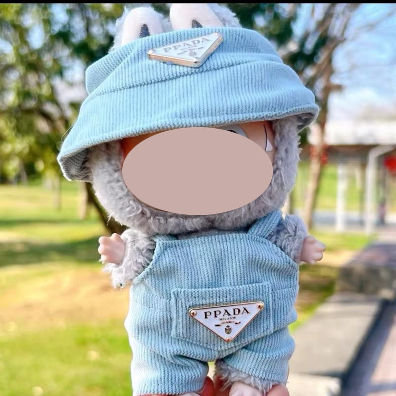 【YIWU&BUBU】New Corduroy (Clothes Only) For bubu Doll Clothing Set Hat 17cm Clothes Shoes Doll DIY Accessories Training Sitting Party Games Toys Gifts