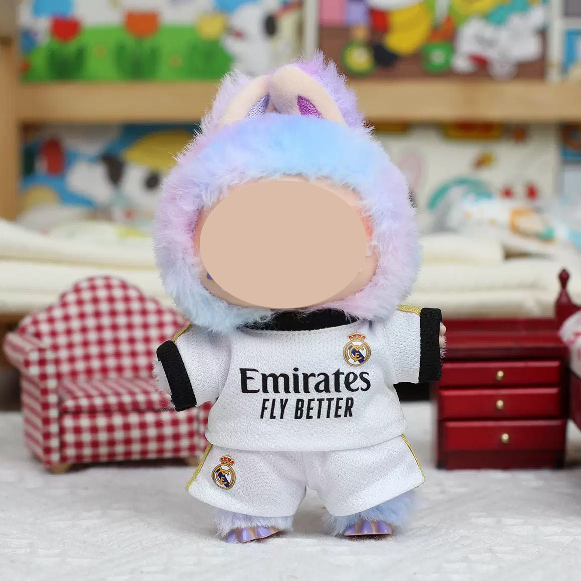【YIWU&BUBU】bubu Baby Clothes Football Jersey Real Madrid Two-Piece Set Second Generation Stylish Trendy Football Jersey