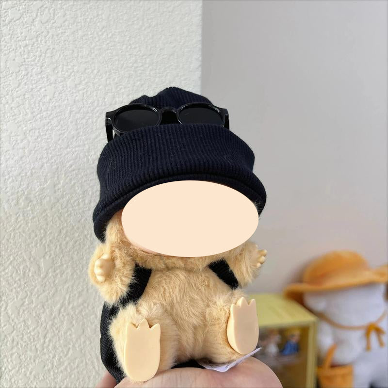 【YIWU&BUBU】Mini Doll'S Clothes Outfit Accessories for Ropa bubu Idol 10Cm Cotton Doll 1/6 BJD Canva Backpack Glasses Hat Clothing Gift