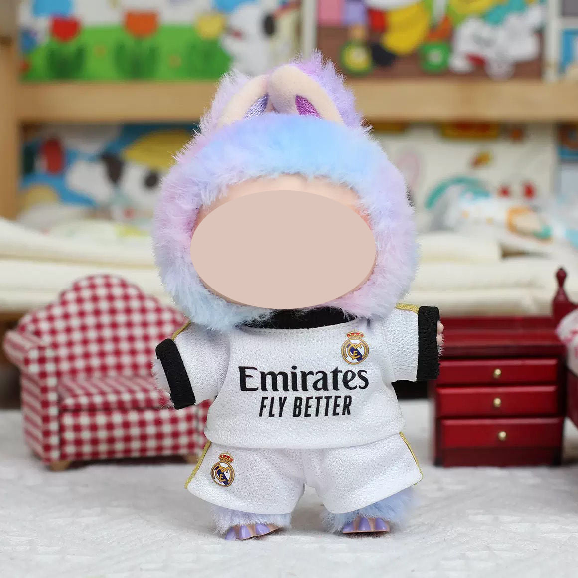 【YIWU&BUBU】bubu Baby Clothes Football Jersey Real Madrid Two-Piece Set Second Generation Stylish Trendy Football Jersey