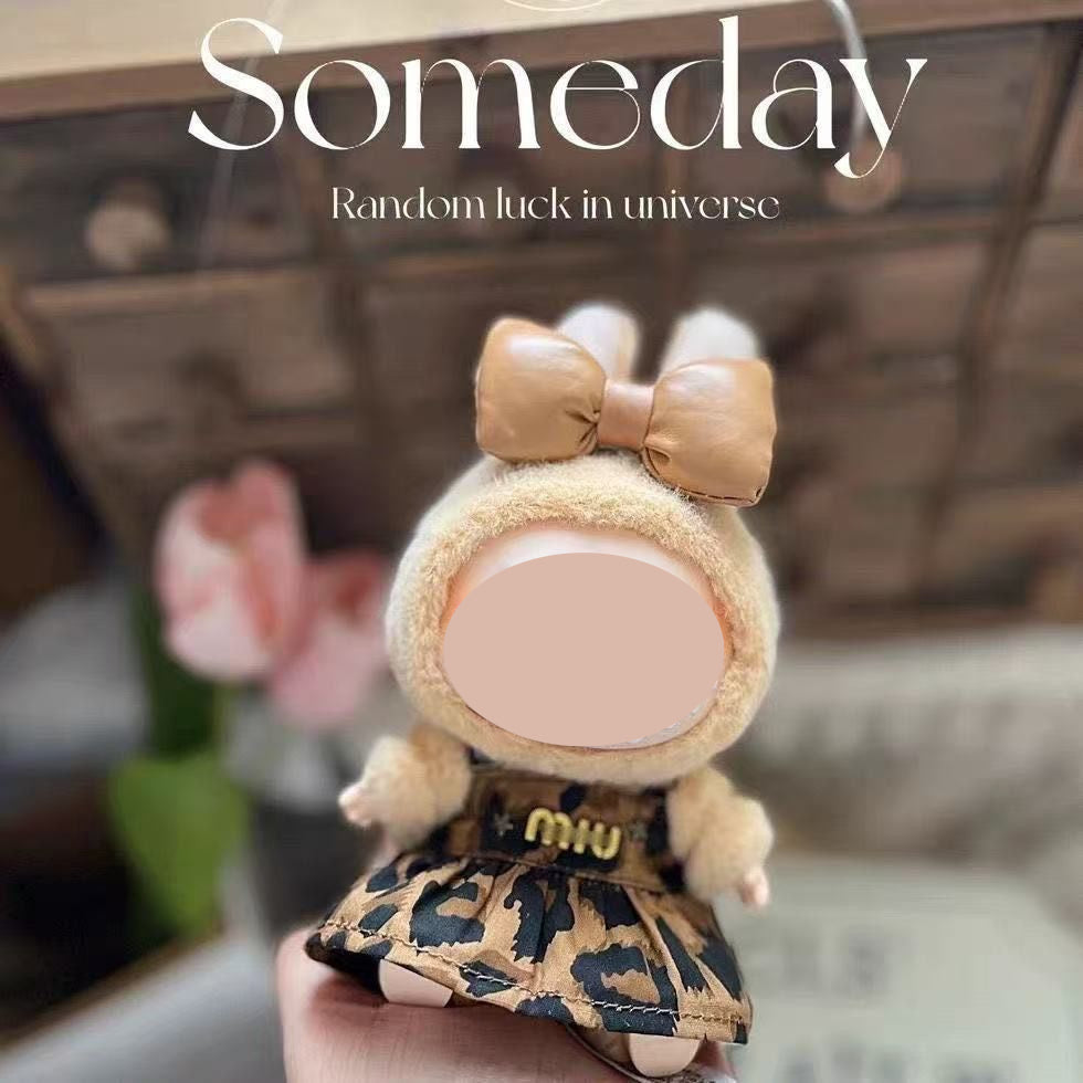 【YIWU&BUBU】15cm bubu Clothes Second Generation Blind Box Pendant Vinyl bubu Sitting Party Hat Doll Clothes