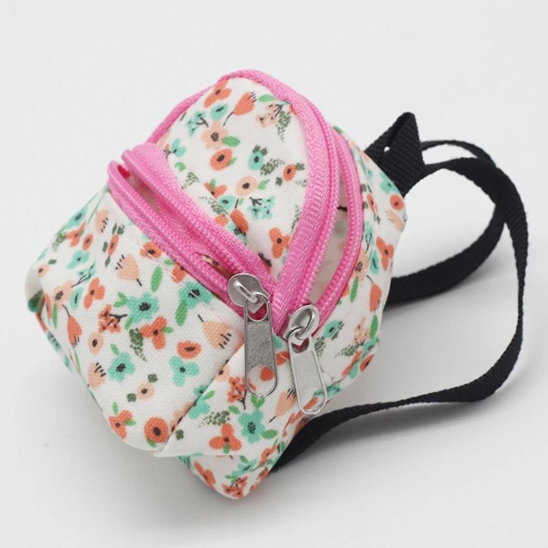 【YIWU&BUBU】Mini Doll'S Clothes Outfit Accessories for Ropa bubu Idol 10Cm Cotton Doll 1/6 BJD Canva Backpack Glasses Hat Clothing Gift