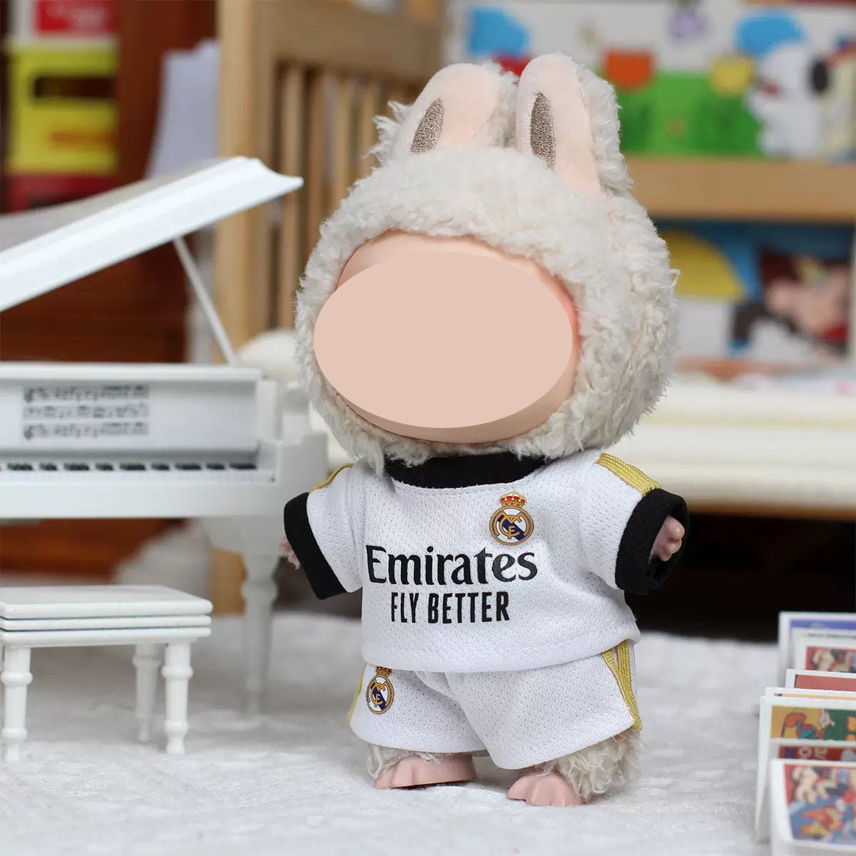 【YIWU&BUBU】bubu Baby Clothes Football Jersey Real Madrid Two-Piece Set Second Generation Stylish Trendy Football Jersey