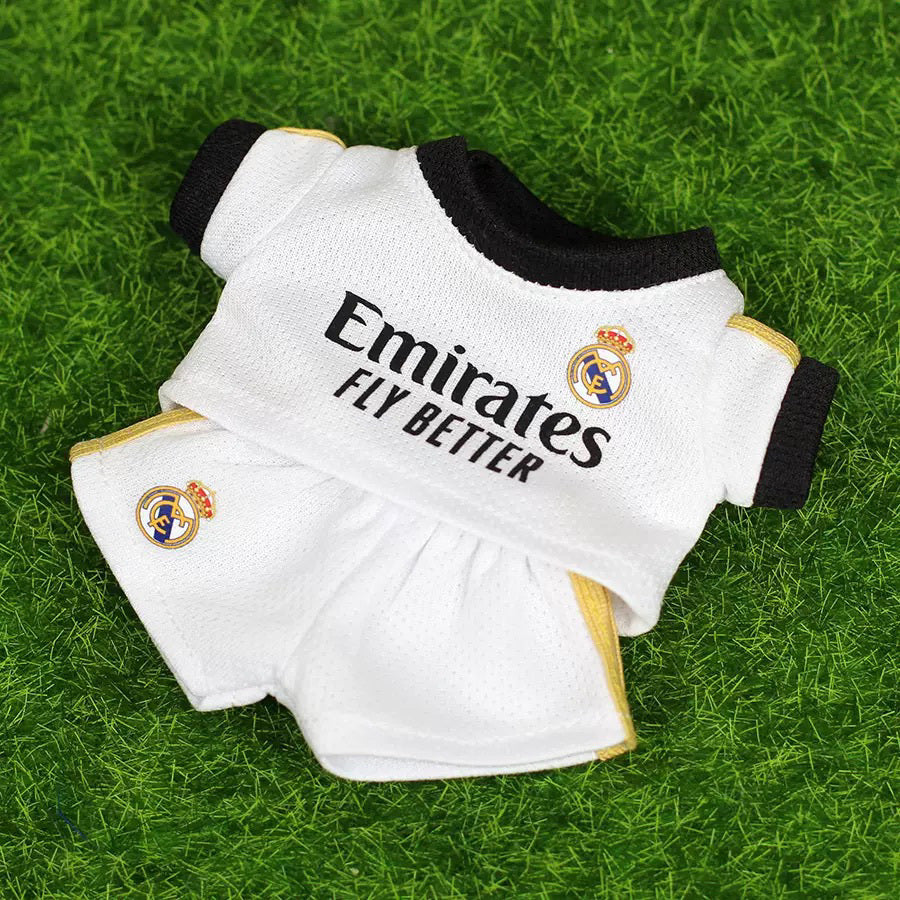 【YIWU&BUBU】bubu Baby Clothes Football Jersey Real Madrid Two-Piece Set Second Generation Stylish Trendy Football Jersey