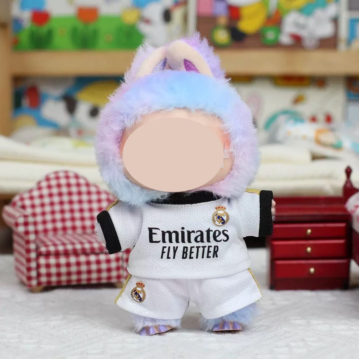 【YIWU&BUBU】bubu Baby Clothes Football Jersey Real Madrid Two-Piece Set Second Generation Stylish Trendy Football Jersey